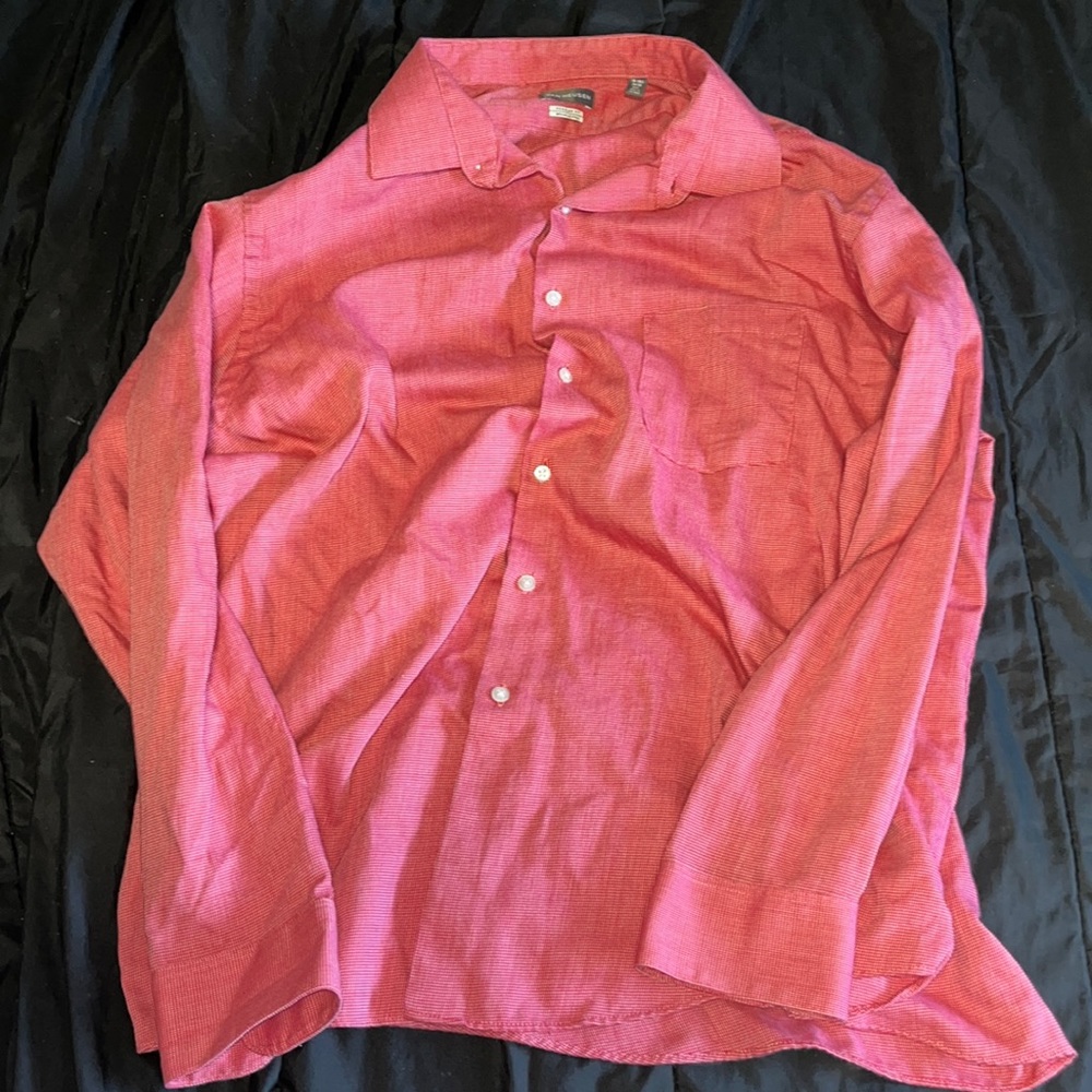 Van Heusen 2xl red collared shirt